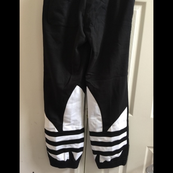 ADIDAS ORIGINALS Large Logo Sweatpants L or S - Picture 2 of 8